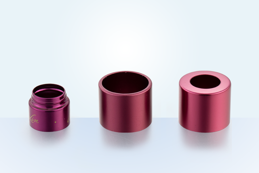 With Arc Aluminium Circle Cosmetic Packaging Accessory